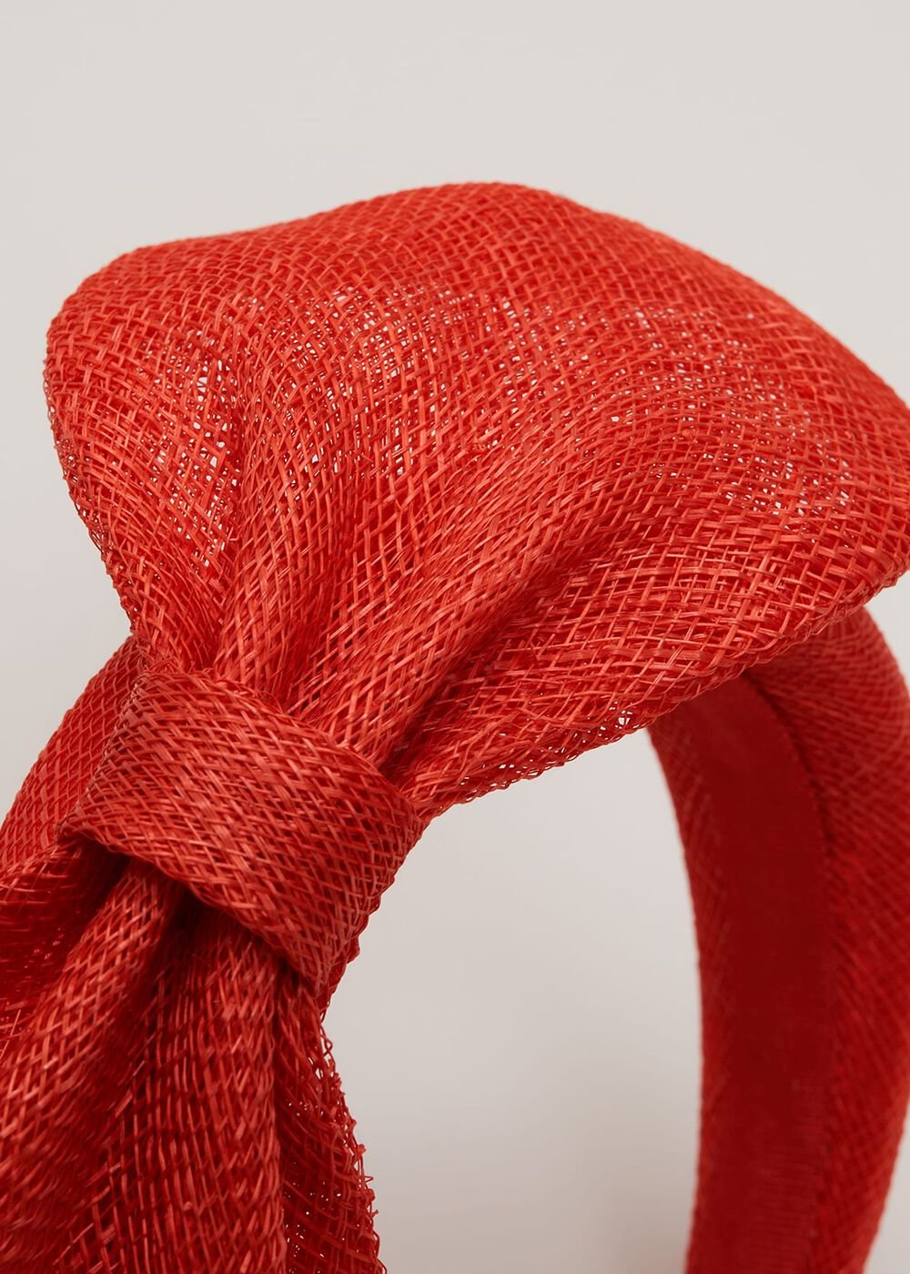 Padded Bow Headband Orange