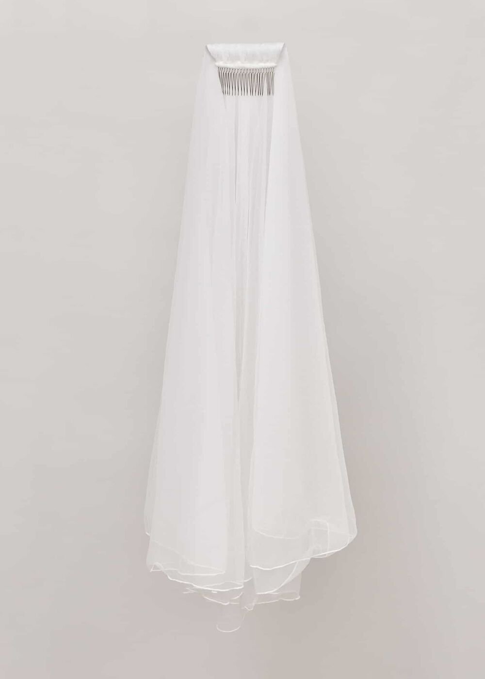 Short Double Tier Veil Ivory