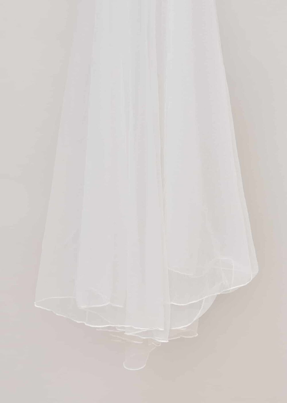 Short Double Tier Veil Ivory
