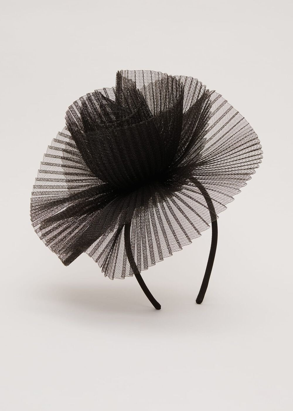 Freeform Flower Headband Black