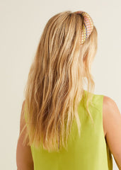 Raffia Headband Multi-Coloured