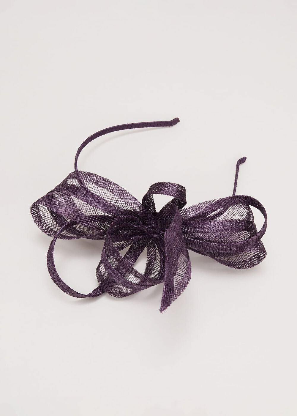 Twist Bow Headband Purple