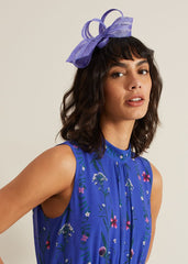 Twist Bow Headband Blue