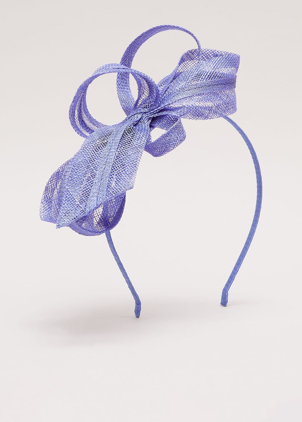 Twist Bow Headband Blue