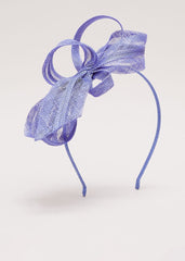 Twist Bow Headband Blue