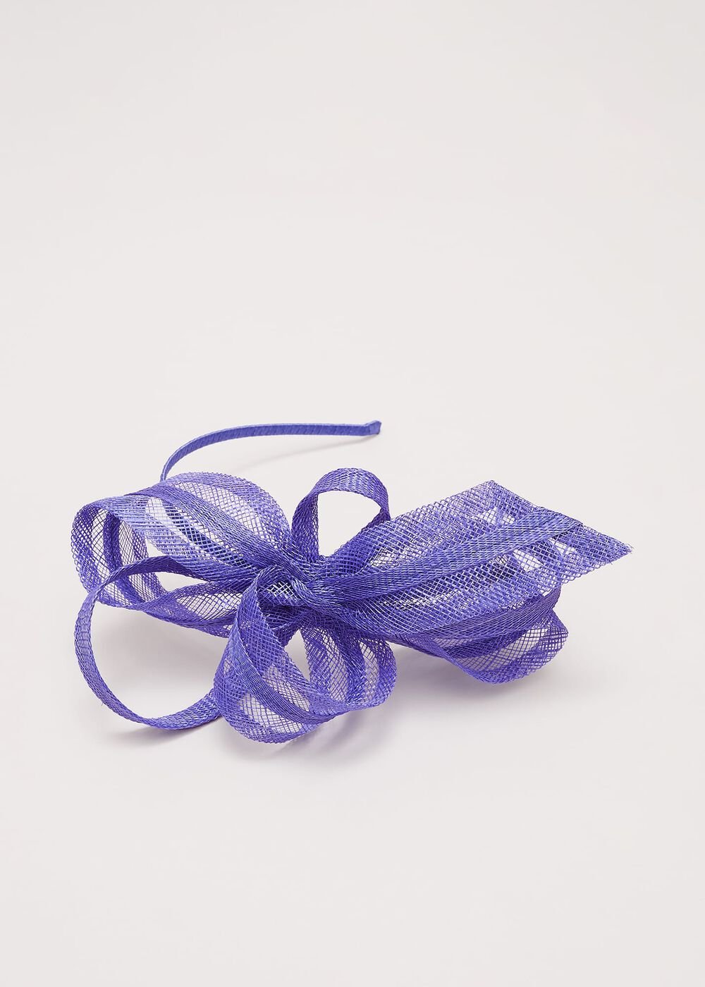 Twist Bow Headband Blue