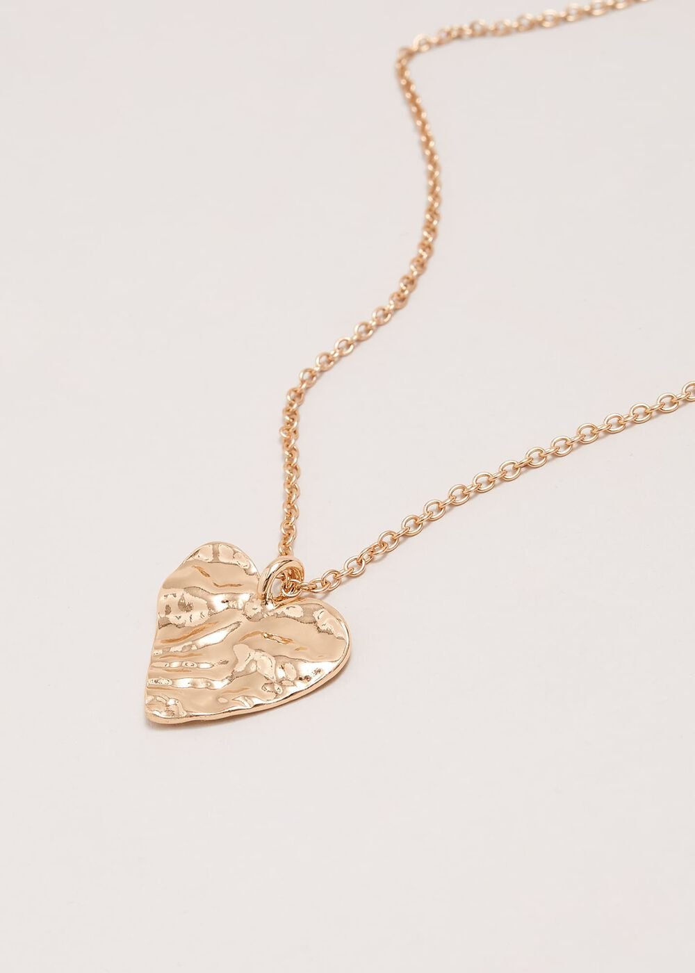 Gold Heart Necklace Gold