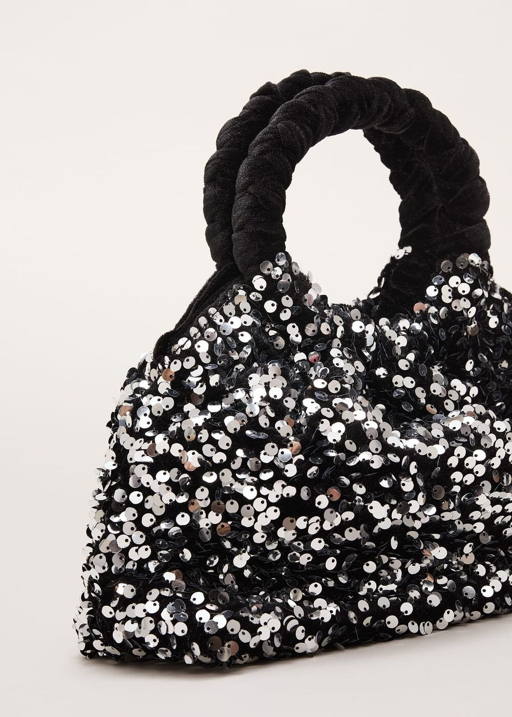 Sequin Twist Handle Mini Grab Bag Multi-Coloured