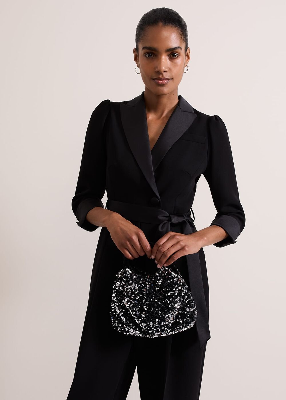 Sequin Twist Handle Mini Grab Bag Multi-Coloured