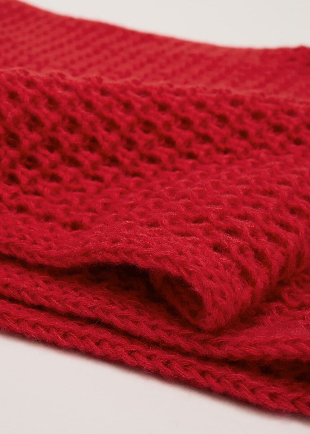 Red Knitted Snood Red