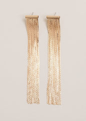 Gold Shoulder Duster Drop Earring Gold