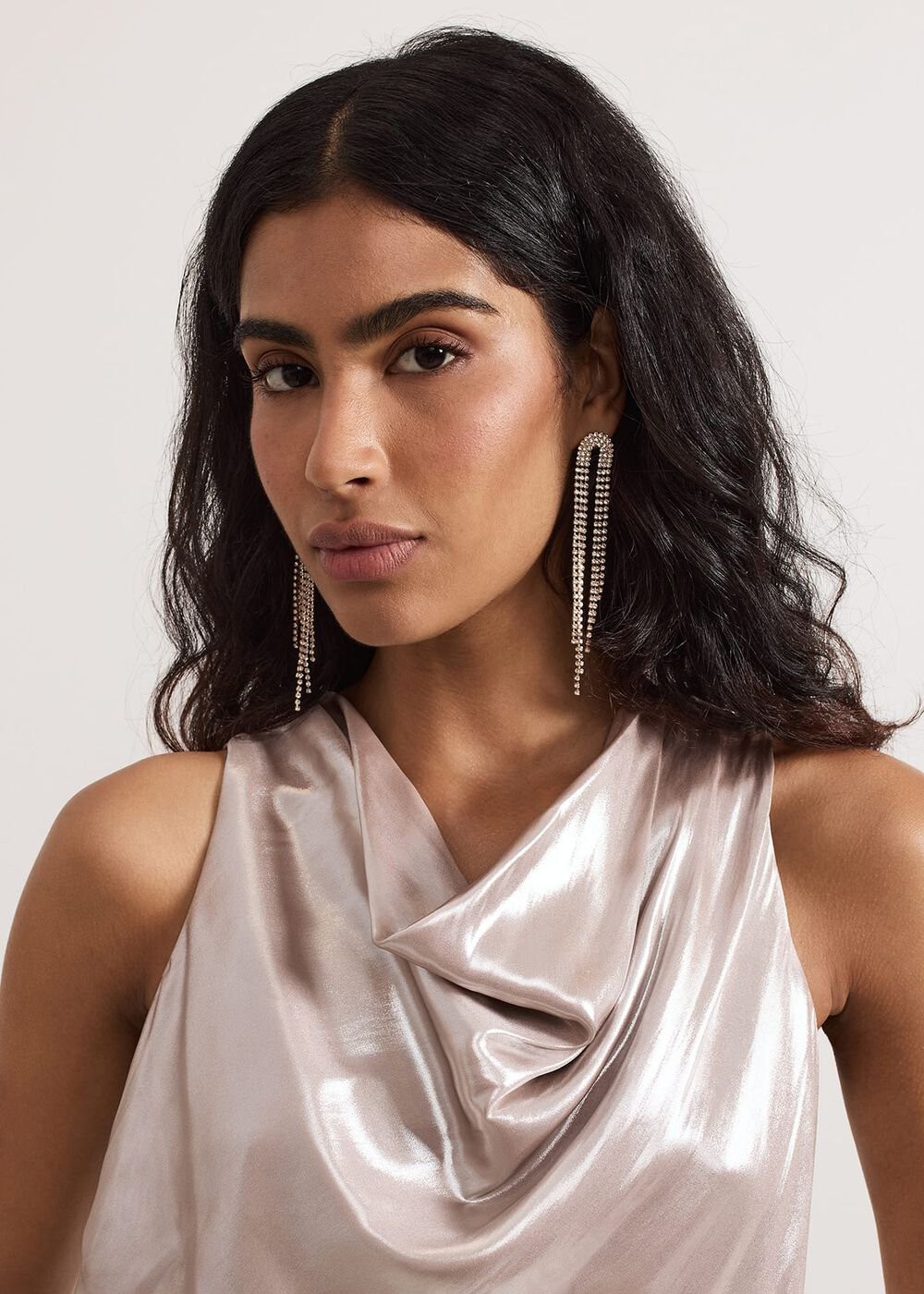 Graduated Sparkle Earring Gold