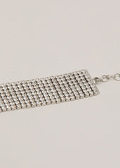 Silver Chainmail Sparkle Bracelet Silver