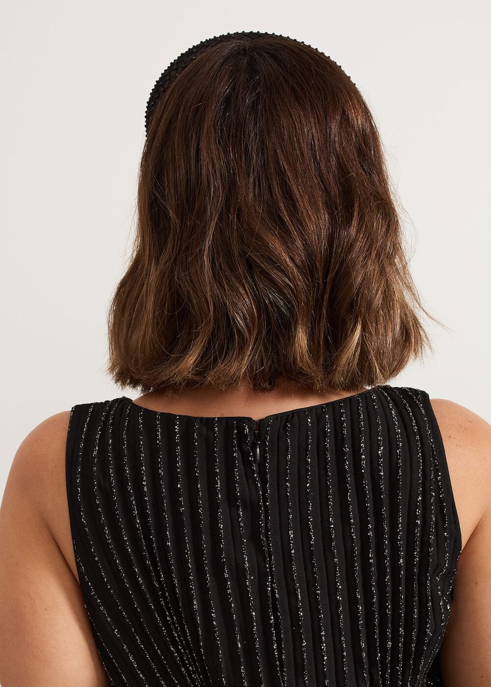 Black Embellished Headband Black