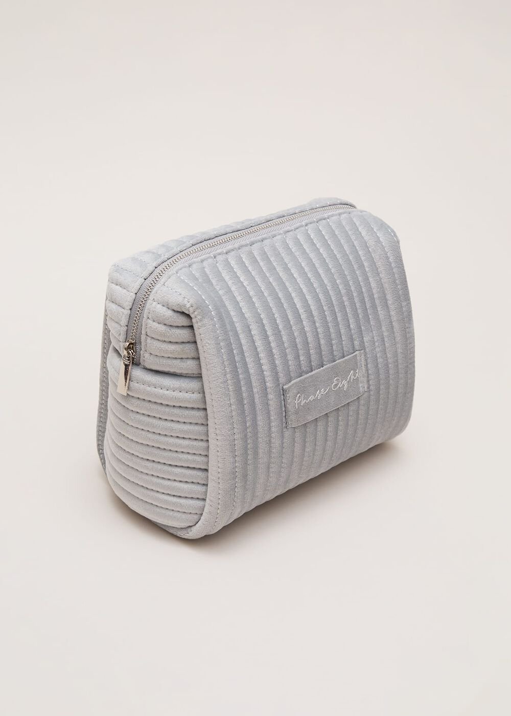 Velvet Make Up Bag Blue