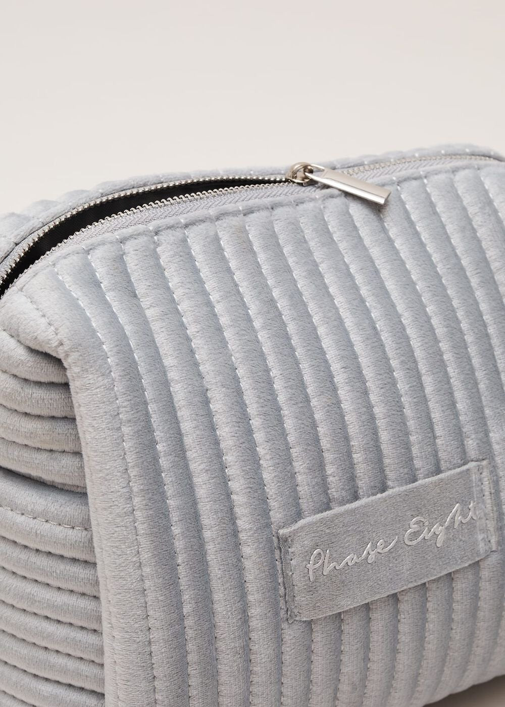 Velvet Make Up Bag Blue