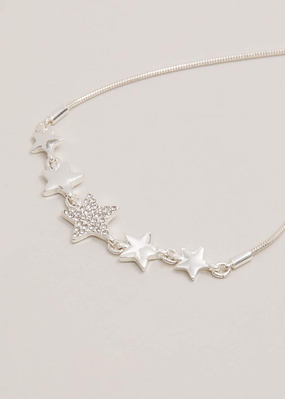 Silver Plated Star Extender Bracelet Silver