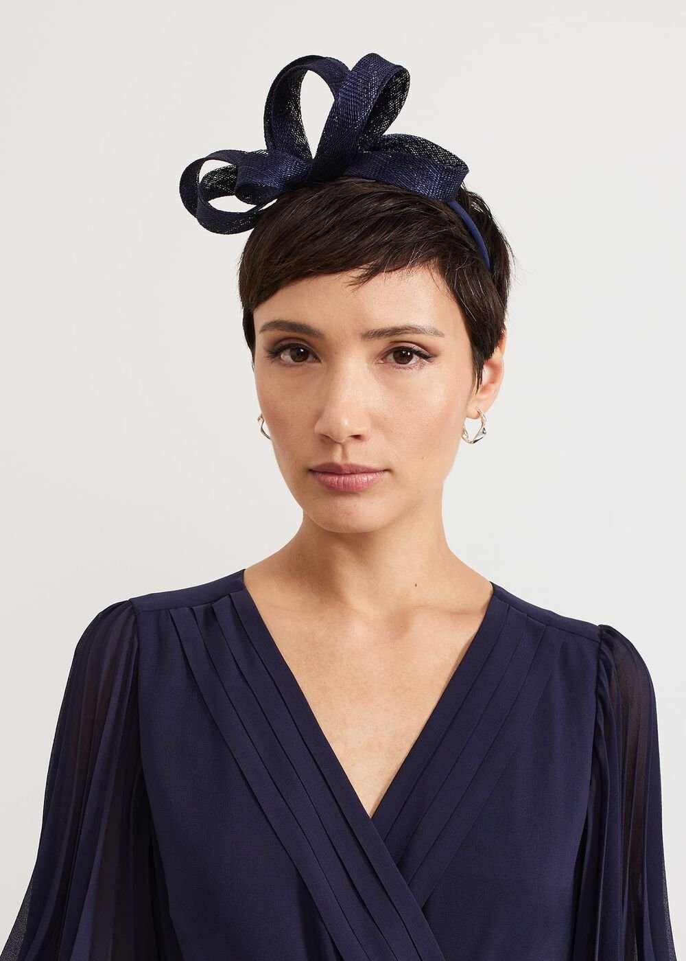 Navy Twist Headband Navy