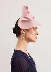 Antique Rose Plait Freeform Fascinator Antique Rose
