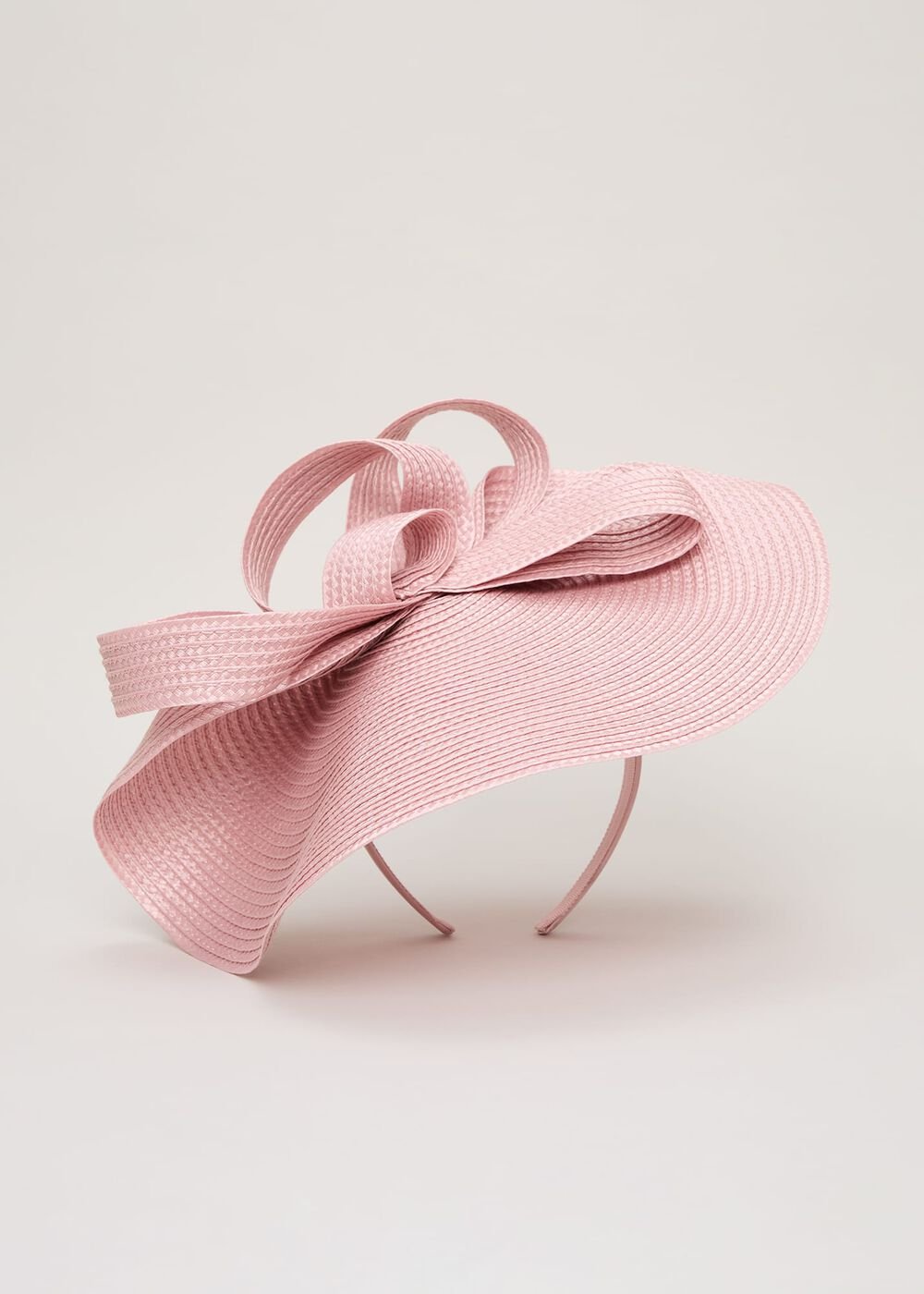 Antique Rose Plait Freeform Fascinator Antique Rose