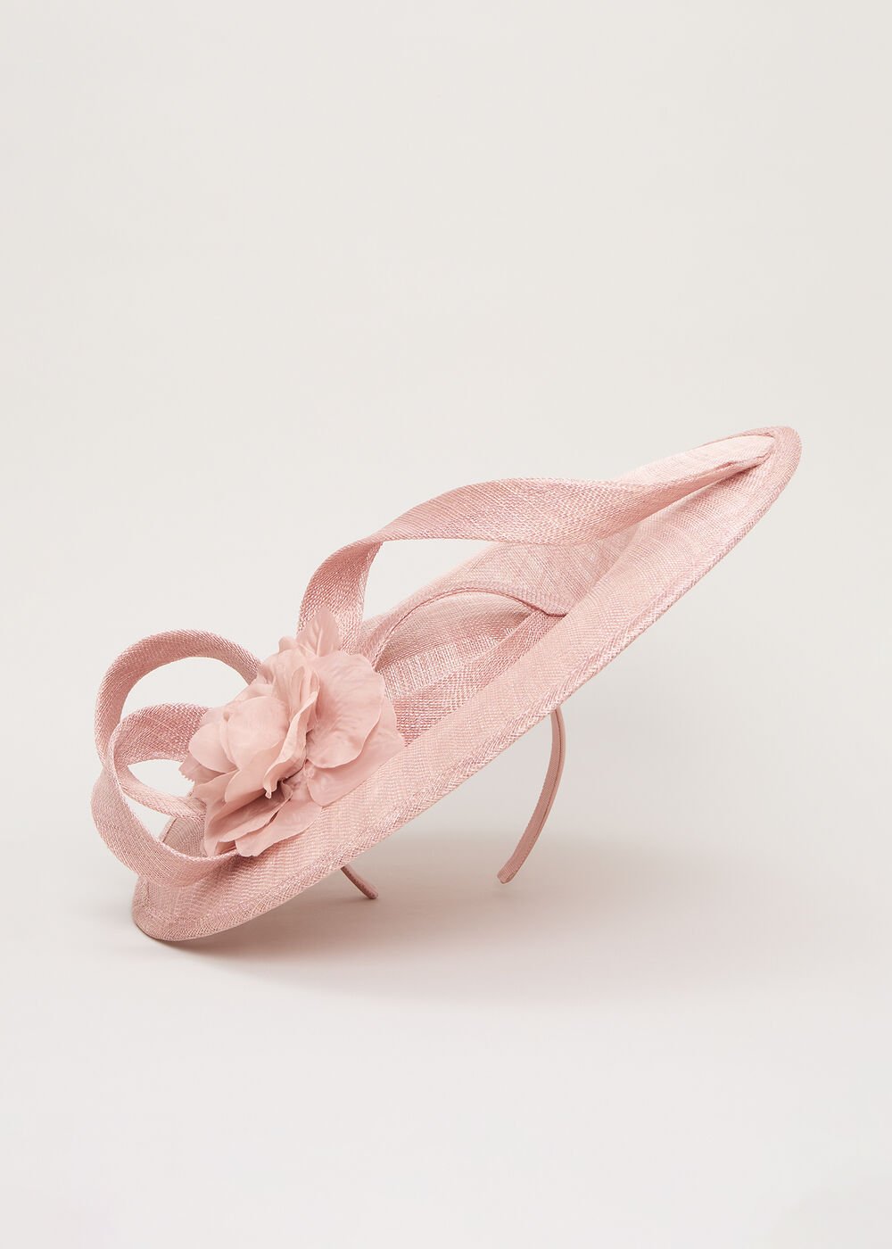 Flower Oval Fascinator Antique Rose