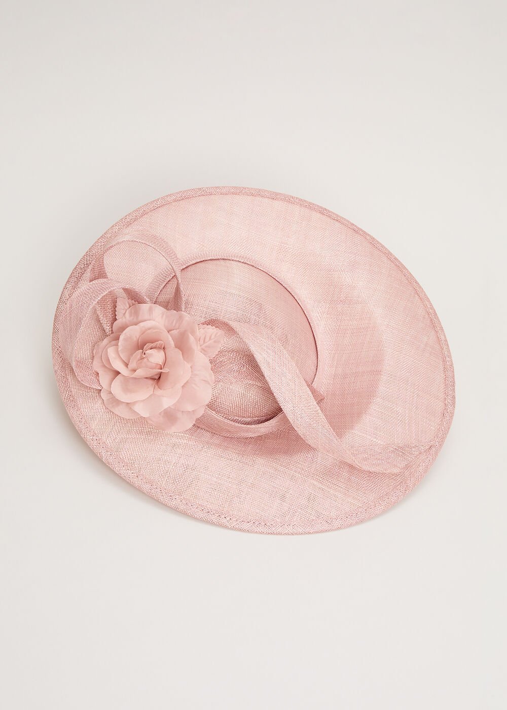 Flower Oval Fascinator Antique Rose