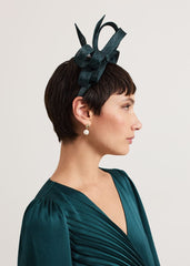 Teal Oversized Bow Headband Teal
