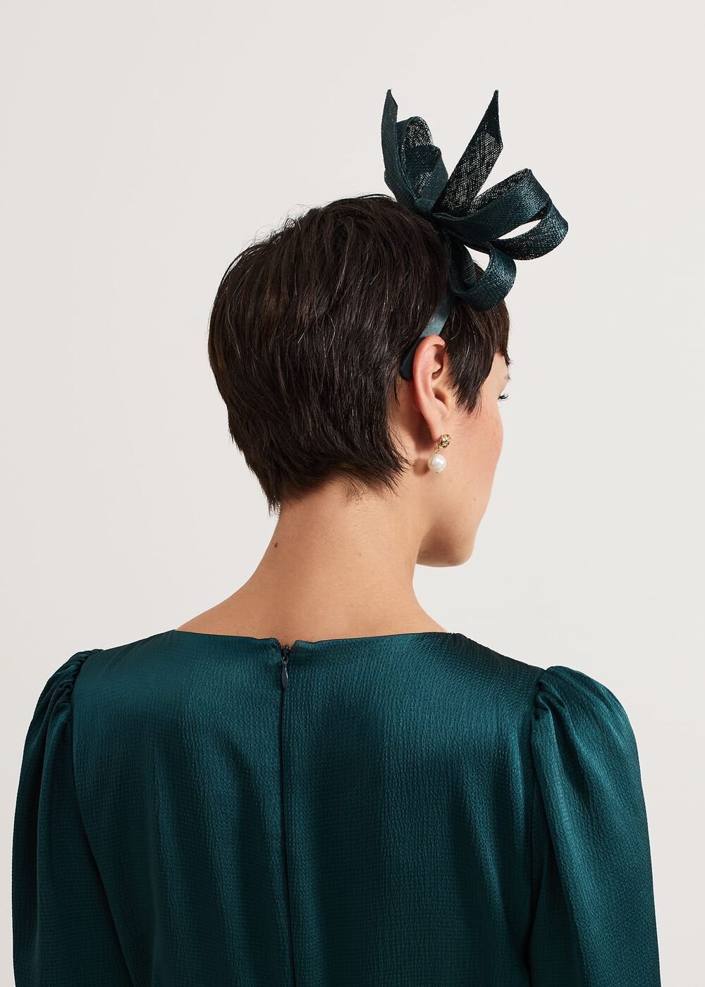 Teal Oversized Bow Headband Teal