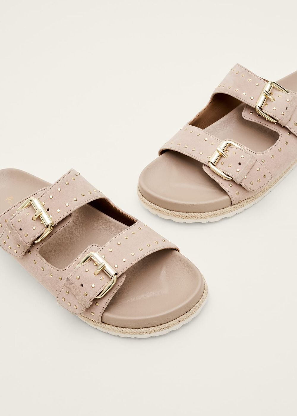 Double Buckle Sandal Neutral