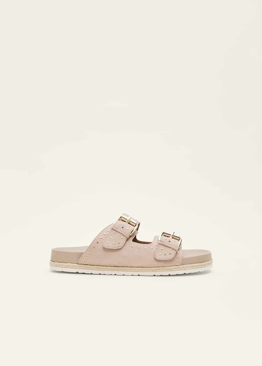 Double Buckle Sandal Neutral