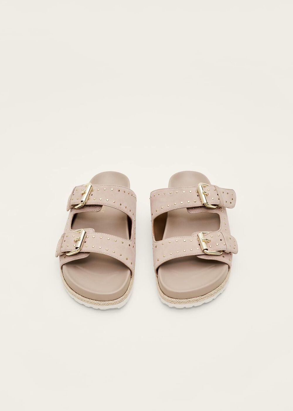 Double Buckle Sandal Neutral