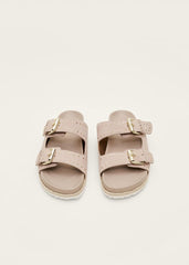 Double Buckle Sandal Neutral