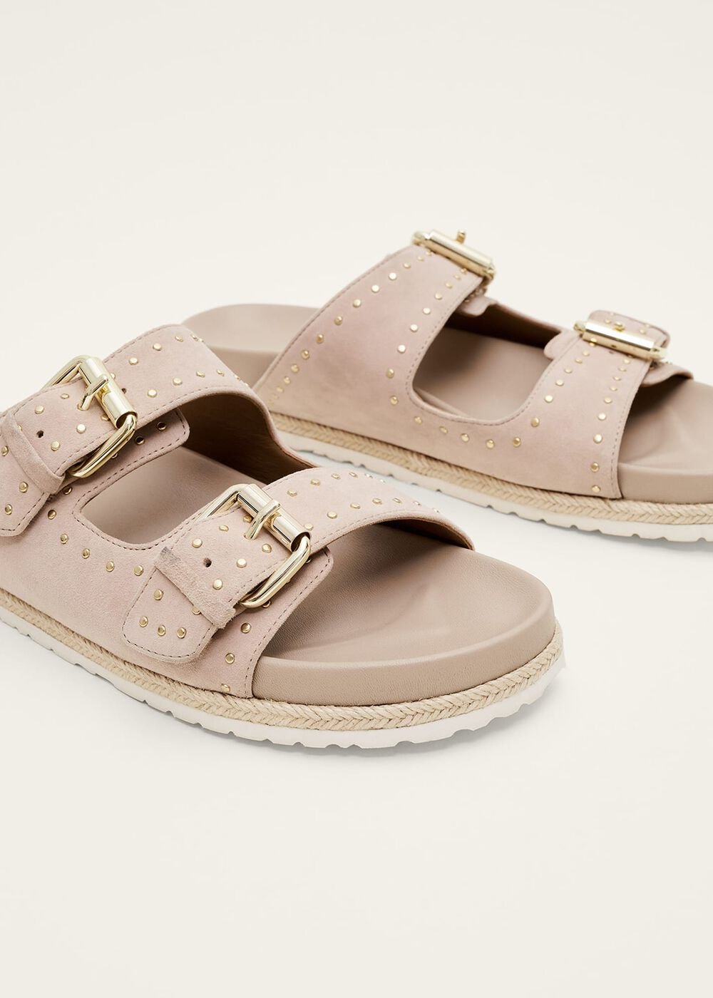 Double Buckle Sandal Neutral