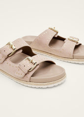 Double Buckle Sandal Neutral