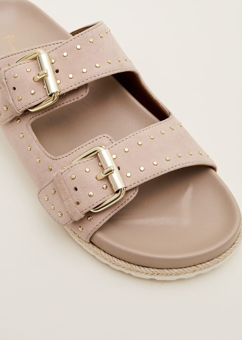 Double Buckle Sandal Neutral