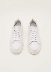 White Leather Trainers White