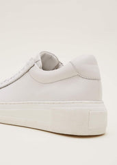White Leather Trainers White