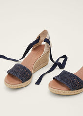 Weave Espadrille Navy