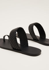 Toe Post Sandal Black