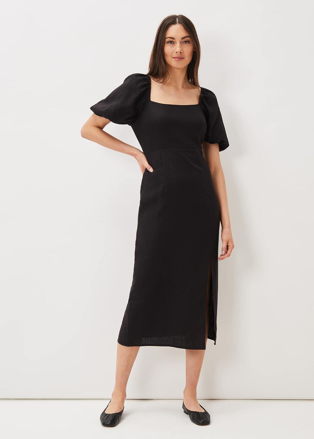 Elasticated Pump Black