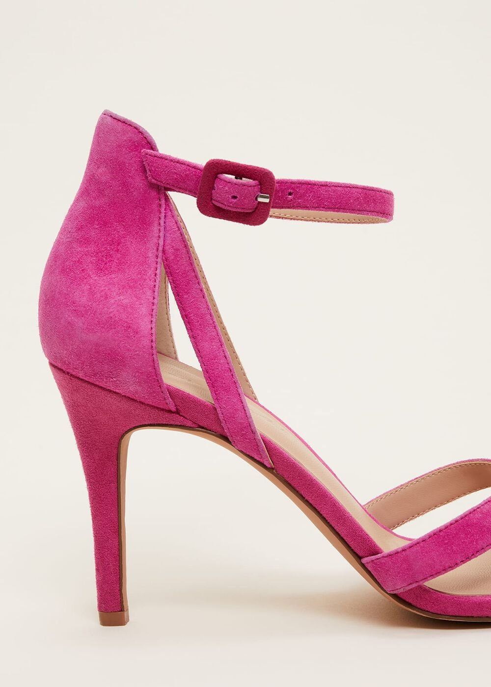 Cut Out Strappy Sandal Magenta
