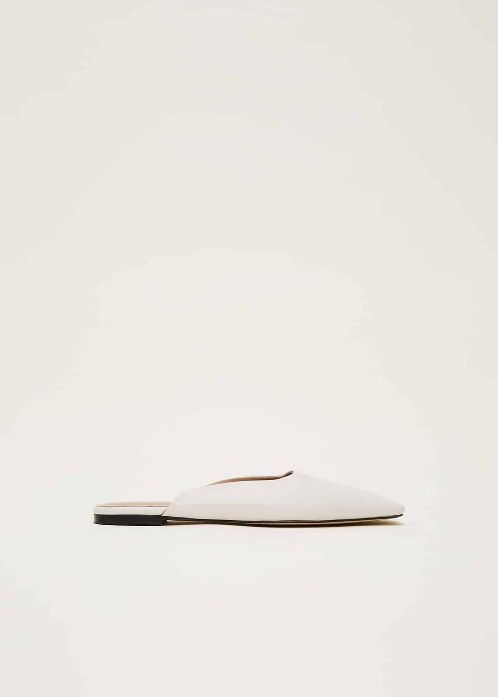 Slip On Mule Shoe Ivory