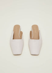 Slip On Mule Shoe Ivory