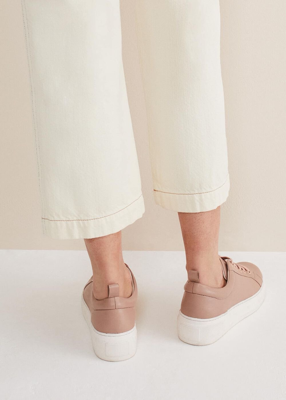 Platform Trainers Light Pink