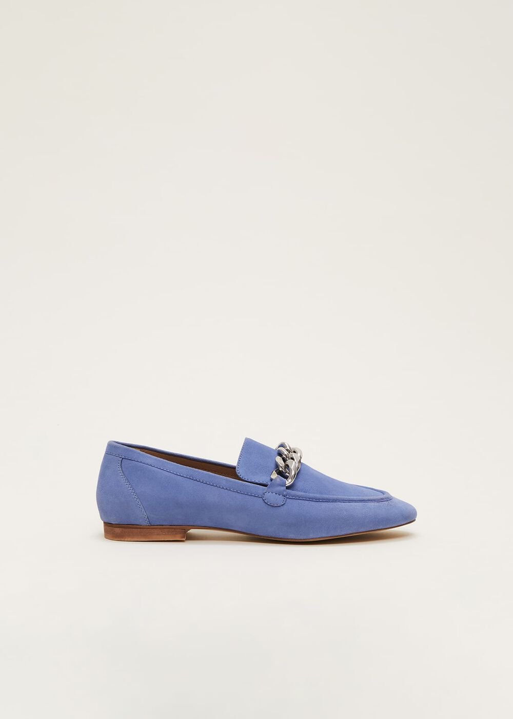 Chain Detail Loafer Shoe Blue