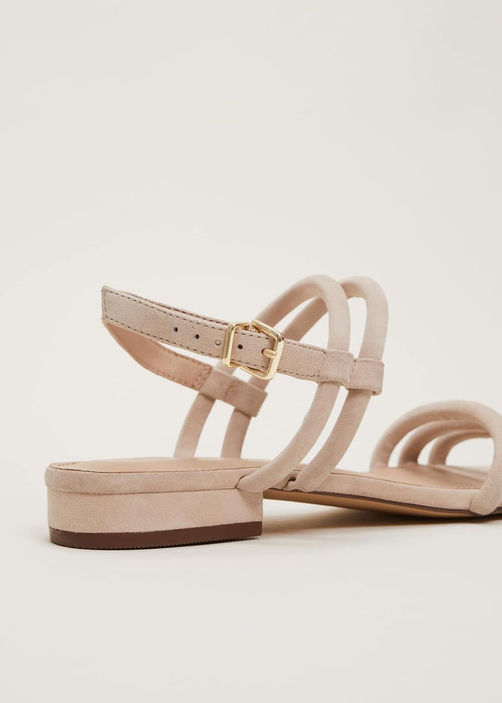 Suede Sandals Neutral