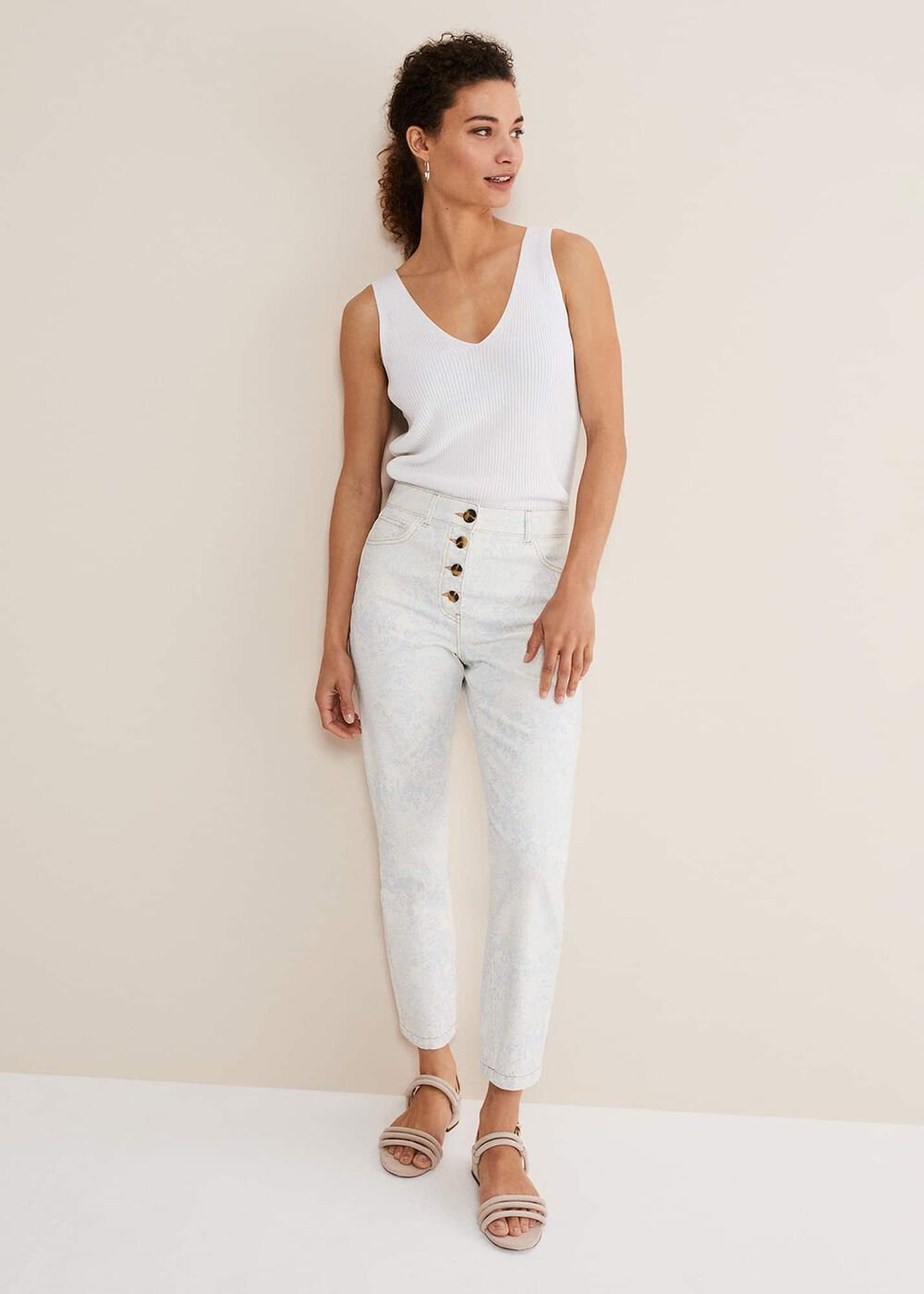 Suede Sandals Neutral