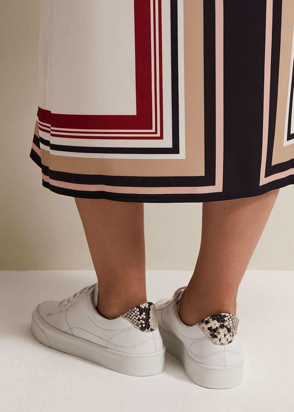 White Leather Trainers White