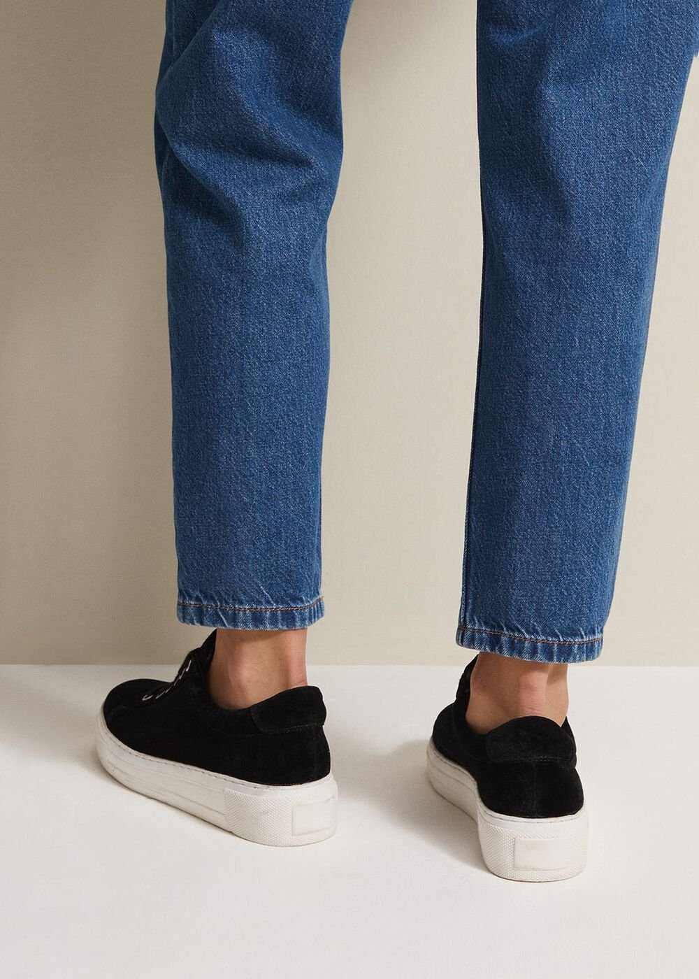 Black Velvet Trainers Black