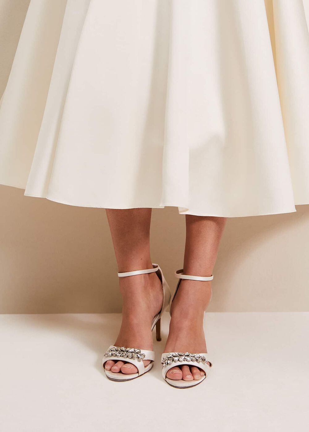 Embellished Sandals Ivory